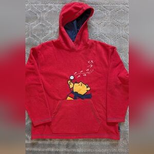 Vintage Red Winnie the Pooh Hoodie